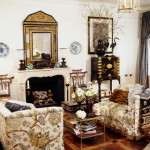 Shangri-La Sofas With Fireplace